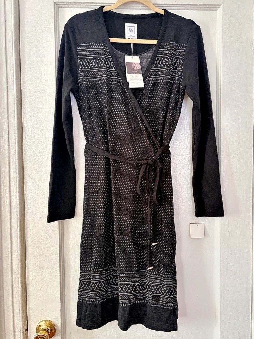 We Norwegians 100% wool Setesdal Wrap Dress